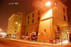 Civitavecchia innevata (foto Ibelli)